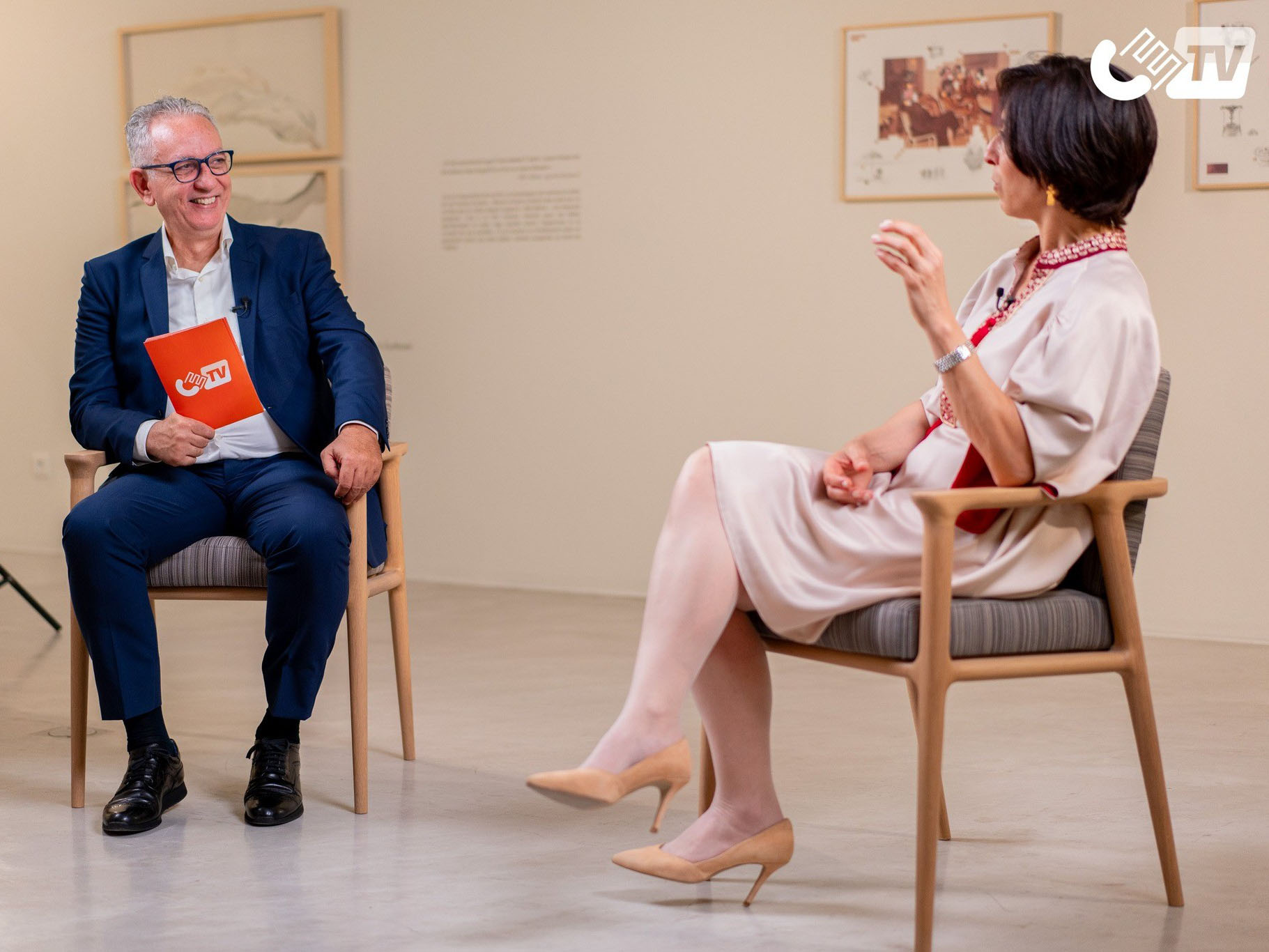 Karim Benamor en animation de plateau